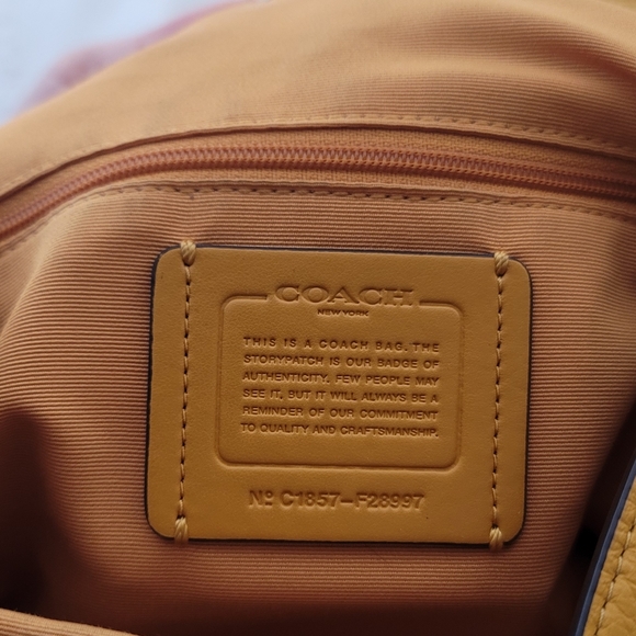 EUC Coach Large Lexy Squash Leather Shoulder Bag - Picture 11 of 13